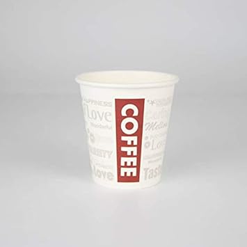 400 Gobelets Carton pour Café à Emporter. Gobelets Jetables, Tasse Café 190ml pour Servir Le Café, Le Thé, des Boissons Chaudes et Froides - Nail Gallerys