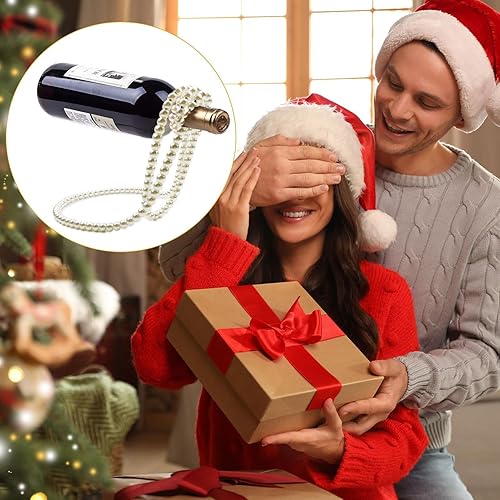 Porte-bouteille de vin, Colliers de perles Décoration de bureau avec support à vin, Casier à vin unique décoratif moderne et créatif à équilibrage automatique, pour la cuisine, l'exposition de Teksome - Nail Gallerys