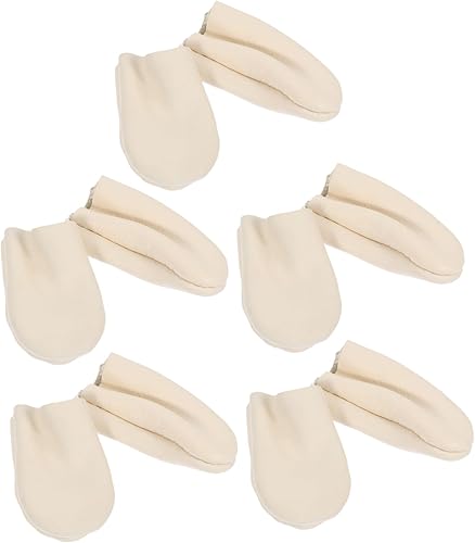 SEWOART Pour Travaux D'aiguille 5 Paires De De Feutrage Pour Couture Artisanat Couleur Aléatoire - Nail Gallerys