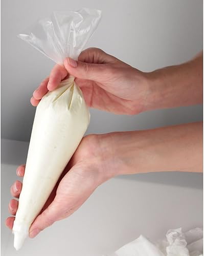 Zenker 42785 Ensemble de 20 poches à douilles à pâtisserie et 3 embouts, poches à douilles pâtisserie, poche à douille, Plastique, Blanc, 32 x 19 x 0,1 cm - Nail Gallerys