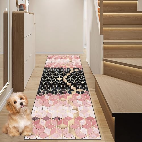 JaevKwzy Tapis Couloir 40 x 60 cm, Tapis de Cuisine Devant Evier Tapis de Couloir Moderne Antiderapant Lavable Tapis Cuisine Tapis Couloir Long pour Cuisine Salon Chambre Tapis d'entrée pour Hall - Nail Gallerys