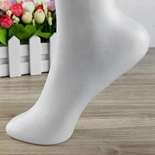 Pyugxab 4 PièCes Mannequin Pied Chaussette ModèLe Femme Pied Chaussette Affichage Bas Court Cheville Bracelet PréSentoir, Blanc - Nail Gallerys