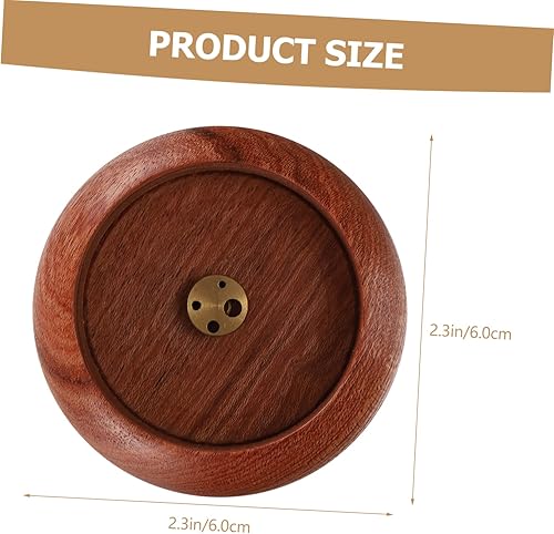 HOLIDYOYO Shanto Bol Titulaire de l'enceinte Plateau d'insertion de d' Petit Porte-brûleur de cônes d' encensoir Porte- Plateaux d' Plateau d' cuivre Brun - Nail Gallerys