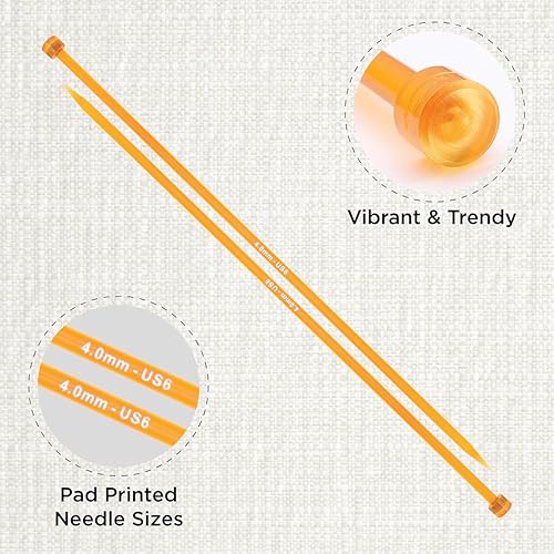 KnitPro KP51193 Aiguilles Simple Pointes Bois Multicolore 30 cm x 5 mm - Nail Gallerys