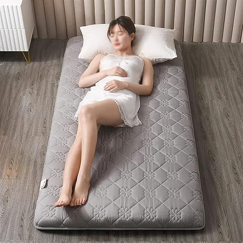 Matelas Futon, Matelas De Sol Japonais Portable, Tatami Pliable, Matelas Enroulable, Doux Et Moelleux, Matelas De Lit Pliable, Matelas De Camping (Color : Blue, Size : 90x200cm) - Nail Gallerys