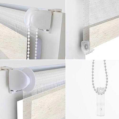 INTERBLIND Store Nuit et Jour d'installation sans Outil - Store Enrouleur EasyFix sans perçage Dimensions 82 x 180 cm (l x h) - Store occultant sans perçage - Dimensions : 79 x 175 cm - Store Jour et - Nail Gallerys