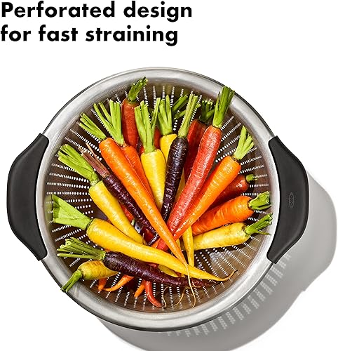 OXO Passoire en acier inoxydable 11330900 5 l - Nail Gallerys