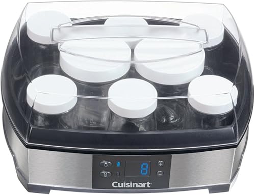 Cuisinart YM401E Pots de yaourt en verre pour YM400E, 6 x pots en verre - Nail Gallerys
