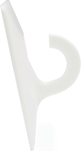 GARDINIA Crochets Adhésifs pour Store Bambou, Store bateau et décoration, 2 pièces, Plastique, Blanc - Nail Gallerys