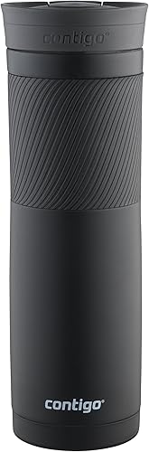 Contigo SnapSeal Vacuum-Insulated Stainless Steel Travel Mug, 16-Ounce, Gunmetal by Contigo - Nail Gallerys