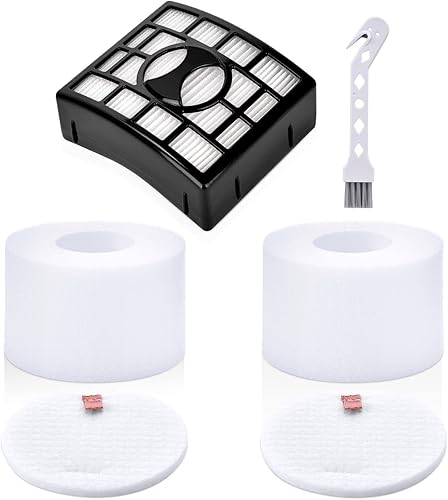 Filtres NZ801UKT pour aspirateur Shark Rotator Powered Lift Away NV801UKT NV620 NV680 NV681 NV682 NV683 NV800 NV801 NV801UK NV803 UV810 AX910 Comparé à la pièce # XFF680 & XXXXX HF680 - Nail Gallerys