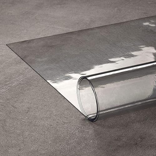 KARAT - Tapis de Protection pour sols durs - Tapis de Bureau Neo Plus - Résistant aux Rayures et Recyclable - Découpé sur Mesure - Tapis de Chaise Transparent, 90 x 100 cm - Nail Gallerys