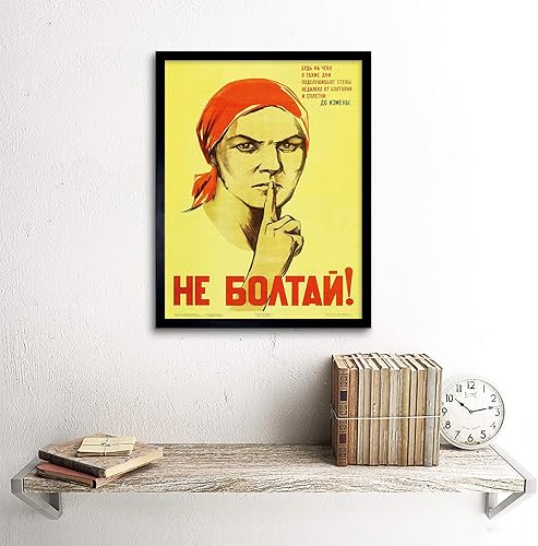 Wee Blue Coo War Ww2 Soviet Union Gossip Vintage Retro Advertising Art Print Poster Wall Decor 12X16 inch - Nail Gallerys