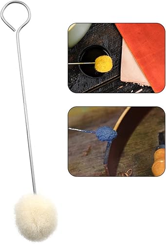 Lot de 10 pinceaux applicateurs de teinture en cuir avec poignée en métal pour teinture du cuir - Nail Gallerys