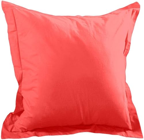 STOF - T14820016 Alicia Taie avec Volant Coton Ficelle 65 x 65 cm - Nail Gallerys