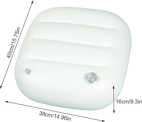 WlP Siège Rehausseur Gonflable – Coussin Rehausseur for Spa Et Spa Coussin Rehausseur De Baignoire Coussin De Spa Confortable Accessoires De Spa À Eau for Adultes Et Enfants - Nail Gallerys