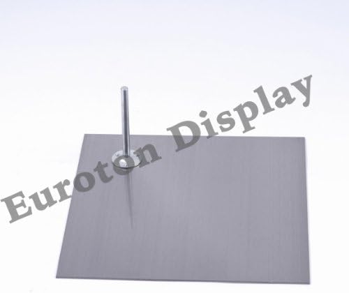 Eurotondisplay Support de mannequin pour femme en métal nickel mat - Nail Gallerys
