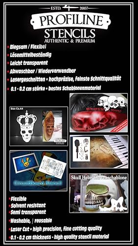 Pochoir à bulles pour aérographe pour peinture corporelle, tatouage, etc. - Nail Gallerys