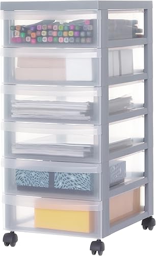 Iris Ohyama, Tour de Rangement Plastique, 2 Petits Tiroirs & 1 Tiroir Moyen, Noir, Ouverture Facile, Format A4, Meuble, Organisateur, pour Bureau, Fourniture Scolaire, Papeterie, Sans BPA,OCH-2021 - Nail Gallerys