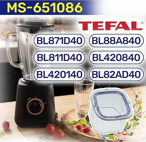 MONTERAL Bouchon du Couvercle du Bol Mixeur pour Robot Cuisine avec Le Code Original MS-651086 pour Tefal - Nail Gallerys