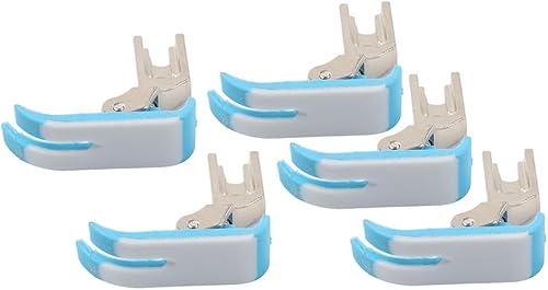 FSFY MT-18 Machines à coudre industrielles pied en téflon Extra fin et précis pour Machine à coudre industrielle bleu 5 pièces - Nail Gallerys