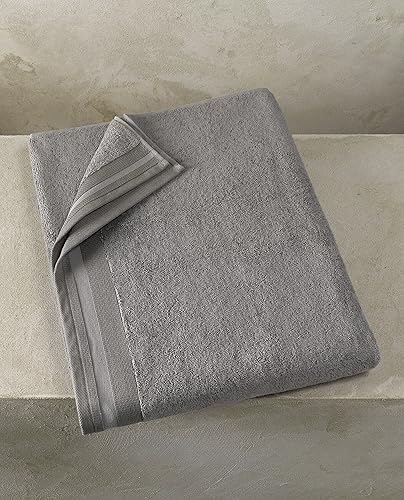 De Witte Lietaer 180887 Contessa Luxe Drap de Bain Coton Taupe 100 x 150 cm - Nail Gallerys