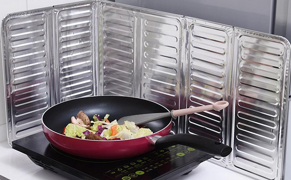 Protection contre les éclaboussures pliable, protection contre les éclaboussures d'huile pliable