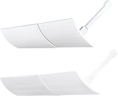Myazs Déflecteur de climatisation évolutif, couvercle de dérivation d'air télescopique, déflecteurs anti-vent, anti-soufflage direct, guide de directeur, climatiseur, pièce diffuseur d'air - Nail Gallerys