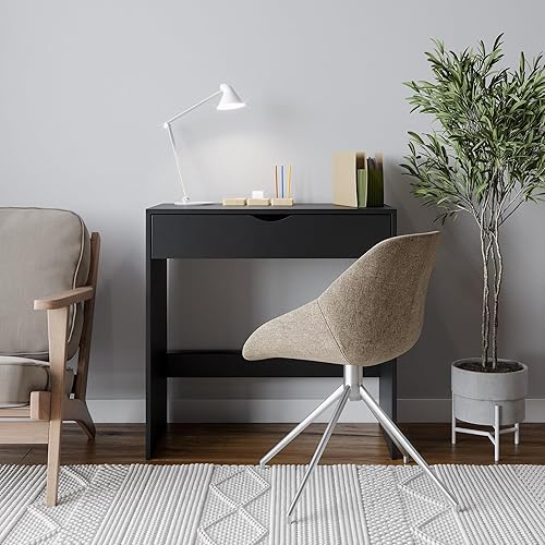 Urbn-Living Petit bureau en bois avec 1 tiroir - Nail Gallerys