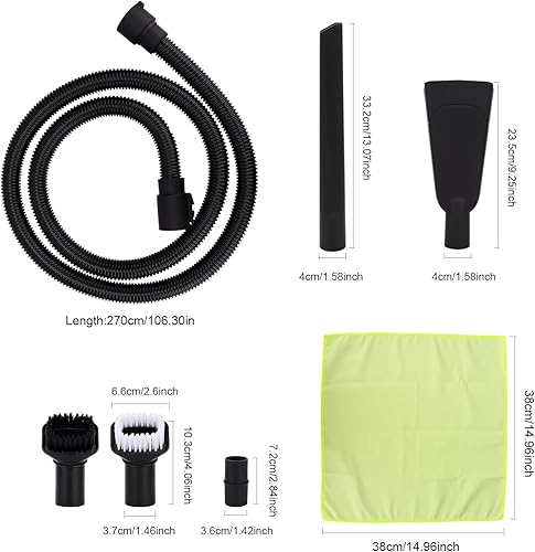 Sgizoku Kit de nettoyage intérieur de voiture compatible avec aspirateur sec et humide Kärcher Home & Garden - Nail Gallerys