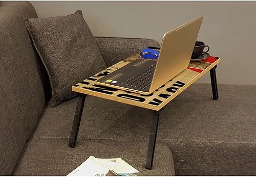 Table d'appoint de Salon TAJO bois Pin atlantique Noir 60x24,5x35 cm - Nail Gallerys