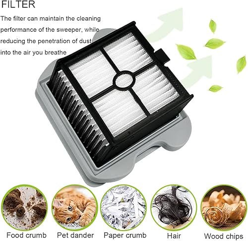 Micvtve PièCes de Rechange Filtres HEPA à Brosse à Rouleau Compatibles avec Les Accessoires D'Aspirateur Sec et Humide Dyad U10 - Nail Gallerys