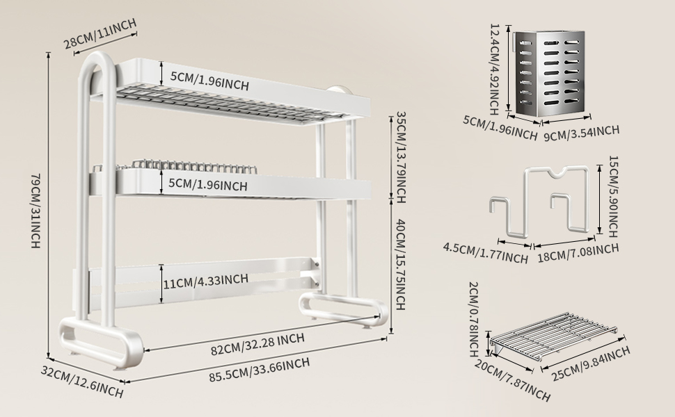DIMENSIONS ET ACCESSOIRES
