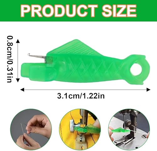 WeddHuis Enfile-Aiguilles,10 pièces Automatique,Accessoires Couture Aiguilles Couture Enfile Aiguille Machine à Coudre Plastique DIY Enfile-Fil Passe Fil Couture pour Coudre à Main - Nail Gallerys