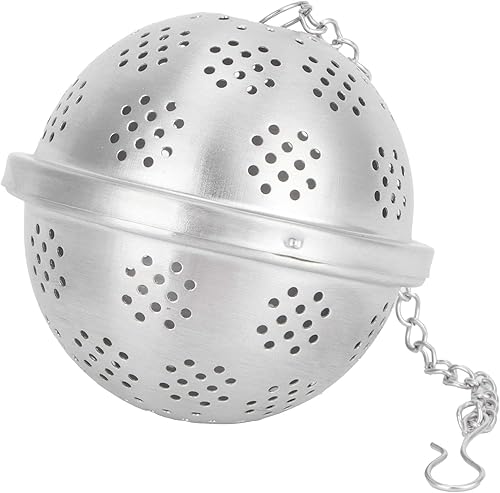 Boule à épices en Acier Inoxydable Extra Large pour la CuissonBoule D'assaisonnement, Infuseur à épices, Filtre à Boule à Thé pour la Cuisine(XXL), Infuseur de Passoire à Thé Colander - Nail Gallerys
