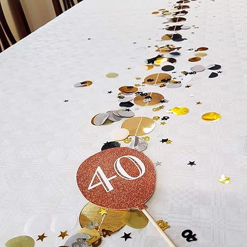 Oblique-Unique® Lot de 20 accessoires photo pour fête d'anniversaire 40 ans - Nail Gallerys