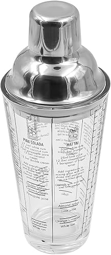 ZONADAH Lot de 5 shakers à cocktail en acier inoxydable 400 ml - Nail Gallerys