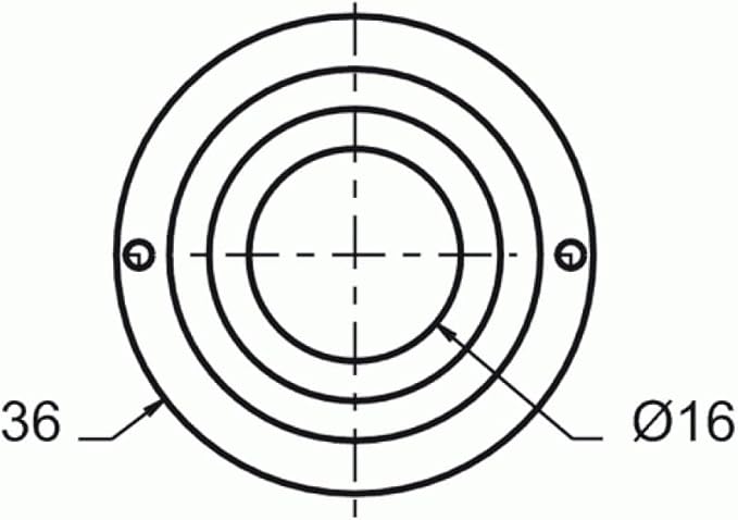 Entrées inox forme ronde pour batteuse EDF boîte de 10 - Nail Gallerys