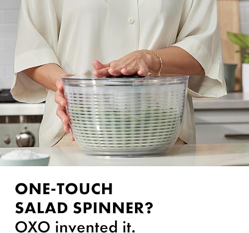 OXO - 324 - Essoreuse à salade - diam 26 cm - Blanche - Nail Gallerys