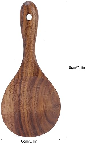 Cuillère à Riz en Bois, Cuillère de Service en Bois, Cuillère à Riz, Ustensiles de Cuisine, Accessoire de Cuisine Domestique, Grande Cuillère en Bois, Cuillère à Riz Antiadhésive - Nail Gallerys
