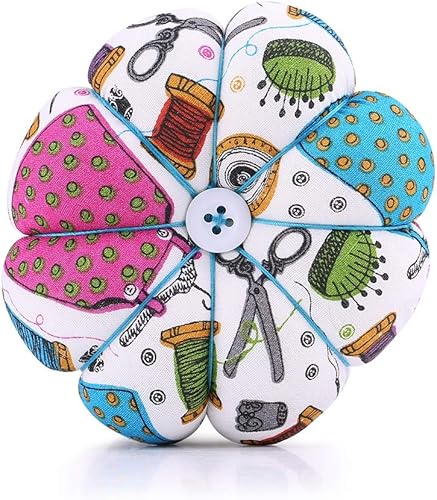 Oumefar 1 coussin d'aiguilles créatif en tissu pour poignet epingle couture avec ceinture élastique pour la couture Tools - Nail Gallerys