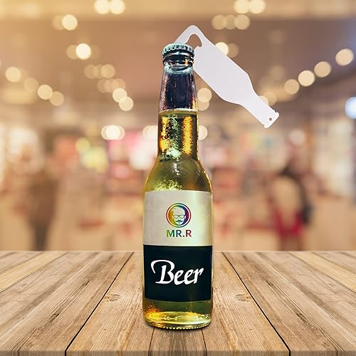 Sublimation Stainless Steel Bottle Opener - White 6pcs - Nail Gallerys