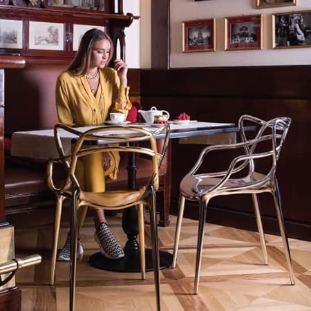 Kartell Masters, Chaise, Noir, Lot de 4 - Nail Gallerys