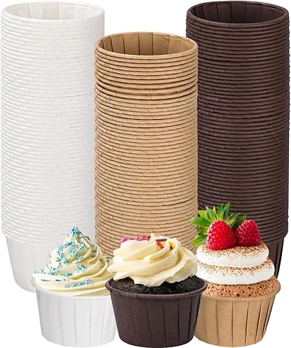 Zhenghebuy 150 Pièces Caissettes Cupcake Cupcake,Caissettes de Pâtisserie,Imperméable et Résistant à l'huile Caissettes Muffins en Papier pour Mariage,Dessert,Anniversaire - Nail Gallerys