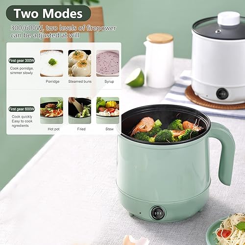 kyaoayo Casserole Electrique, Petite Marmite Hot Pot Électrique, Hot Pot, poêle électrique multifonction sauté, multifonction sauté, Réglementation européenne sauté rôti cuiseur à ramen - Nail Gallerys