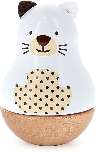 Vilac - Boîte à Musique Mariette la Minette - Jouet d'Eveil et de Décoration en Bois Massif - 6 Personnages à Collectionner - pour Enfants Dès la Naissance - Nail Gallerys