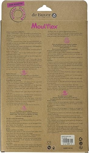 De Buyer - Plaque de 9 Madeleines MOUL'FLEX en silicone - 17,5 x 30 cm -, Noir - Nail Gallerys