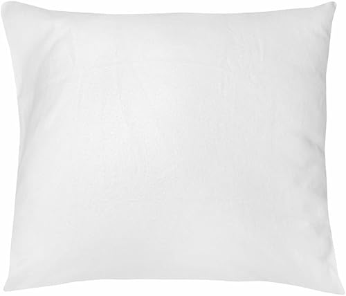 Cumin Alèse Protection Taie d'oreiller, 65cm x 65cm Taille, Blanc - Nail Gallerys