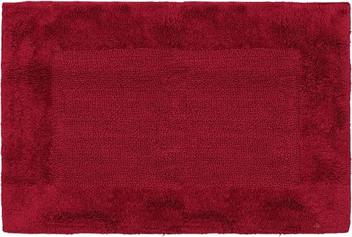 Linnea Tapis de Bain 60x90 cm Dream Rouge Bordeaux 2100 g/m2 - Nail Gallerys