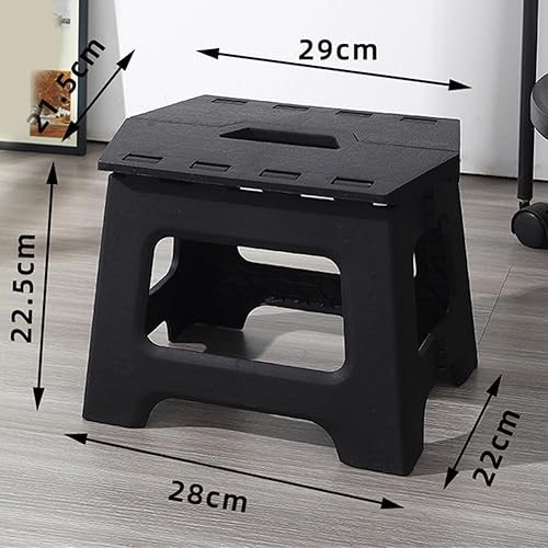 Tabouret pliable compact pour la maison et l'extérieur, capacité de charge élevée de 118 kg pour adultes (vert malachite) - Nail Gallerys